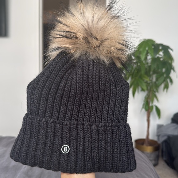 BOGNER
Pom Pom Cable Knit Wool Beanie - Picture 3 of 3